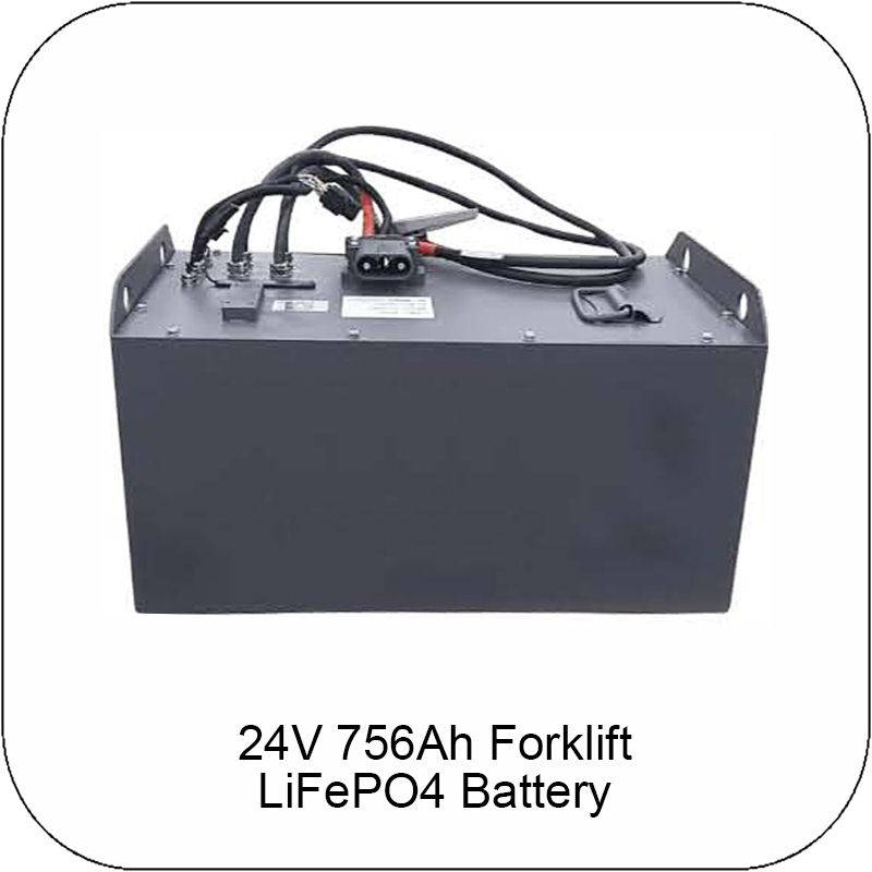 24V 756Ah LiFePO4 Forklift battery