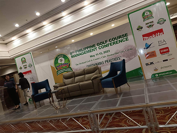 Exhibited at the 8th Philippine Golf Course Management Conference