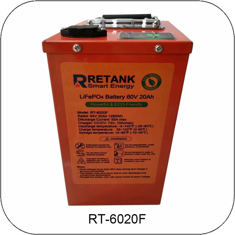 60V 20Ah LiFePO4 battery for E-Bike and E-Trike