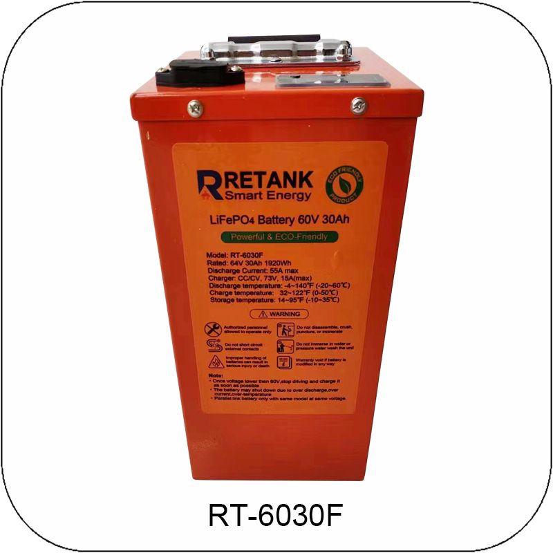 60V 30Ah LiFePO4 battery for E-Bike and E-Trike