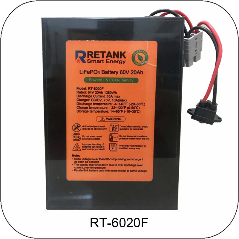 60V 20Ah LiFePO4 battery for E-Bike and E-Trike
