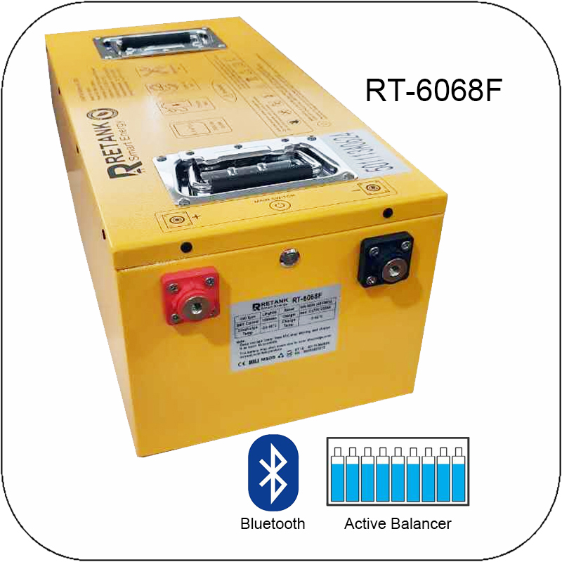 60V 68Ah LiFePO4 battery for E-Bike and E-Trike