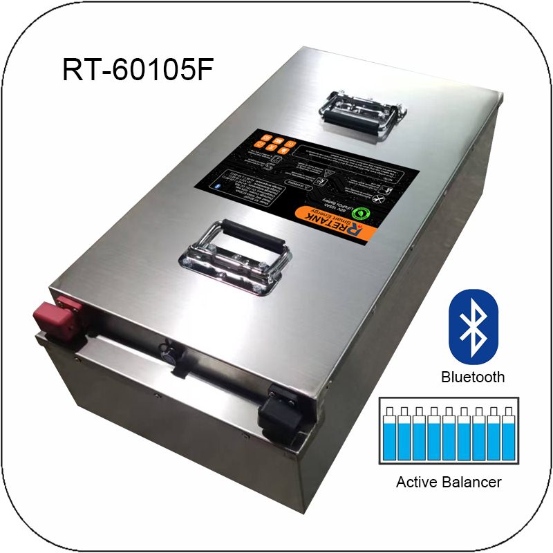 60V 105Ah LiFePO4 battery for E-Bike and E-Trike